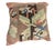 Superb custom-made pillow cover crafted from an authentic hand-woven Turkish tribal kilim, paired with black cotton...