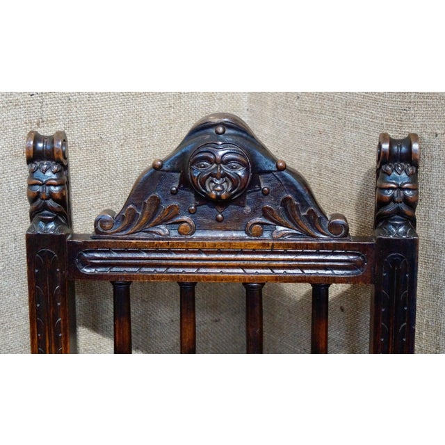 Victorian Spindle Back Armchair For Sale - Image 11 of 13