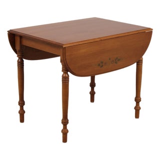 Hitchcock Early American Maple Dropleaf Dining Table For Sale