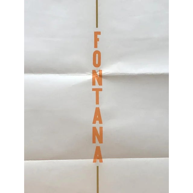 Early Zero Exhibition Poster by Lucio Fontana & Otto Piene, 1962 For Sale - Image 4 of 6