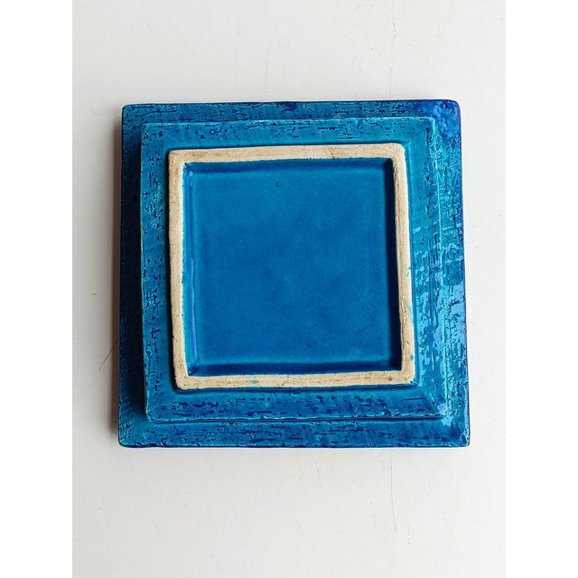 Blue Ceramic Ashtray Vide-Poche by Aldo Londi Rimini for Bitossi, Italy, 1960s For Sale - Image 9 of 10