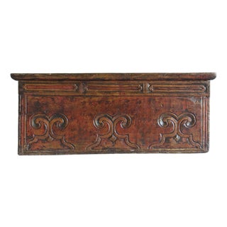 Antique Tibetan Altar Table or Bench With Drawer, 19th Century For Sale