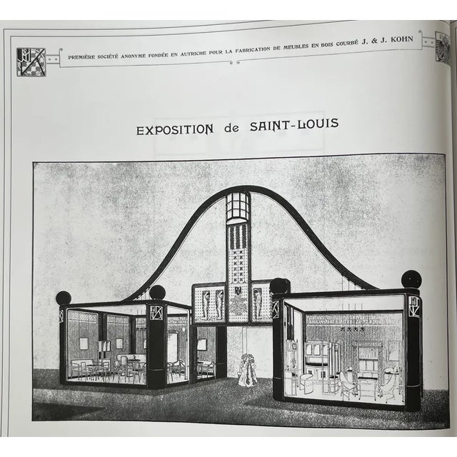 Art Nouveau Seating Group by Koloman Moser for Jacob & Josef Kohn, Vienna, Austria, 1902, Set of 3 For Sale - Image 14 of 18