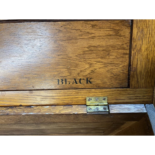 Antique Clark’s Mile‑End Spool Cotton Cabinet – Late 1800s Store Display - Unique Side Table For Sale - Image 16 of 16