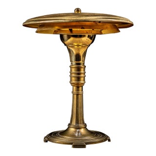 Vintage Brass Sight Light Cobra-Type Lamp For Sale