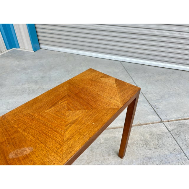 1960s Mid Century Walnut Console by Lane For Sale In Los Angeles - Image 6 of 9