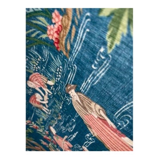Schumacher Yangtze River in Peacock 4 Yards Backed For Sale