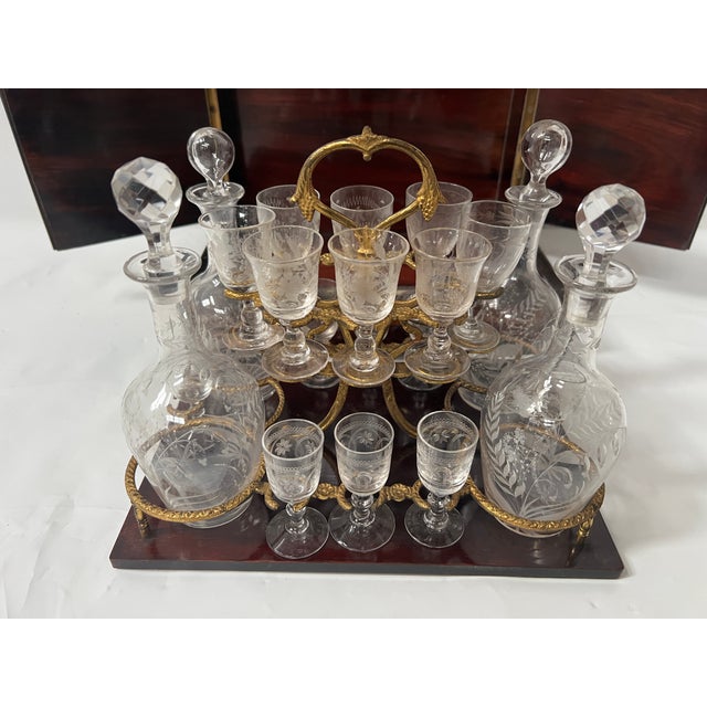 Amtique Boulle Liqueur Cabinet, 1800s, in Good conditions. Designed before 1890