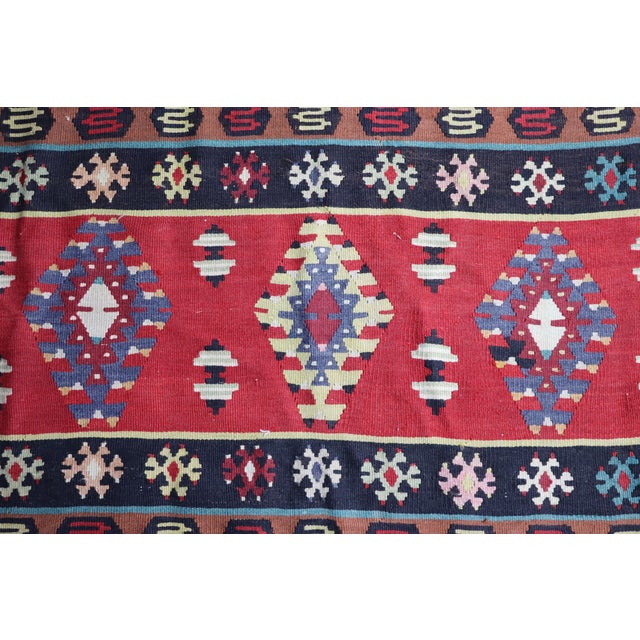 Southwestern Handwoven Wool Rug For Sale - Image 10 of 10