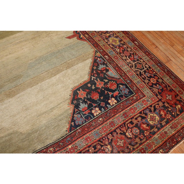 Early 20th Century Antique Persian Mahal Rug - 10'8" x 14'10" For Sale - Image 5 of 12