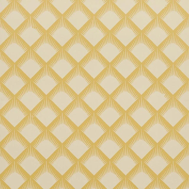 Not Yet Made - Made To Order Sample - Schumacher x Neisha Crosland Maize Wallpaper in Mustard For Sale - Image 5 of 5