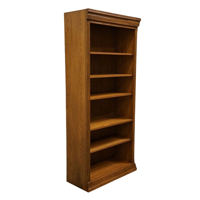BRANDT RANCH OAK Southwestern Country Style 33" Wall Unit / Open Bookcase 2434 - Right Side Unit 78" High 33" Wide 15.25"...