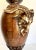 Alabaster Mid 20th Century Traditional Ram Head Carved Alabaster Marble Urn Lamp For Sale - Image 8 of 13