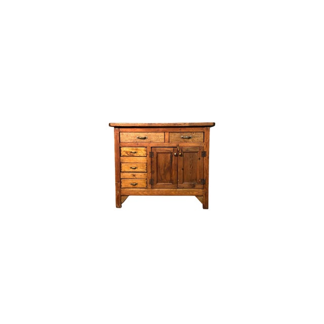 Antique Industrial Sideboard, 1890s For Sale - Image 4 of 4
