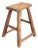 Antique Rustic Elm Stool For Sale