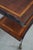 1980s Wrought Iron Mahogany Rolling Bar Cart For Sale - Image 5 of 12