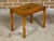 English Campaign Yew Wood 1920s Side Table with Brass Accents and Straight Legs For Sale - Image 11 of 12