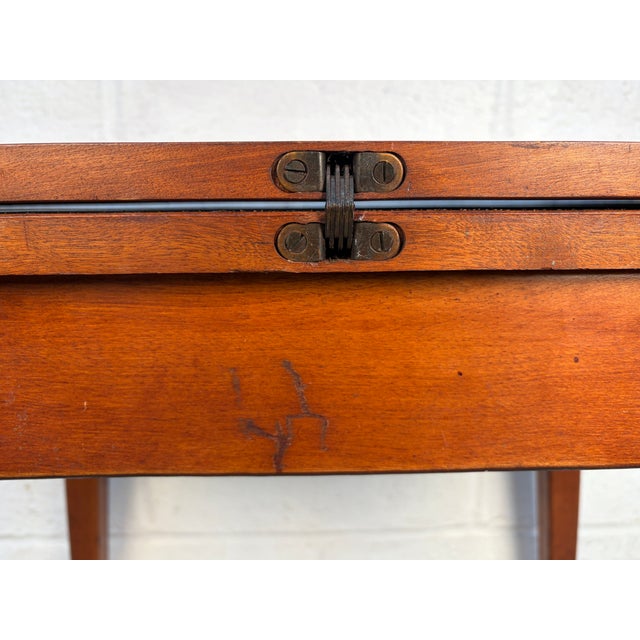 Vintage Cushman "Colonial Creations" Pivot-Top Game Table For Sale - Image 9 of 13