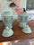Green Late 20th Century Pair of Celadon Pierced Ginger Jars With Finial Lids For Sale - Image 8 of 10