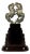 Early 20th Century Fighting Roosters Automobile Radiator Mascot Hood Ornament on Bakelite Trophy Base For Sale