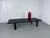 Vintage Japandi Style black wooden slat bench or coffee table designed by Martin Visser and produced by ‘t Spectrum in The...