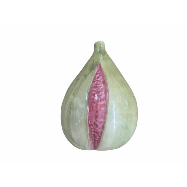 Vintage Trompe Loleil Ceramic Vegetable Decorative Objects - Set of 5 For Sale - Image 14 of 17