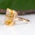 11.7Ct Citrine Ring – Emerald Cut 16×12 Mm, Solid 14k Gold Statement Ring For Sale - Image 9 of 9