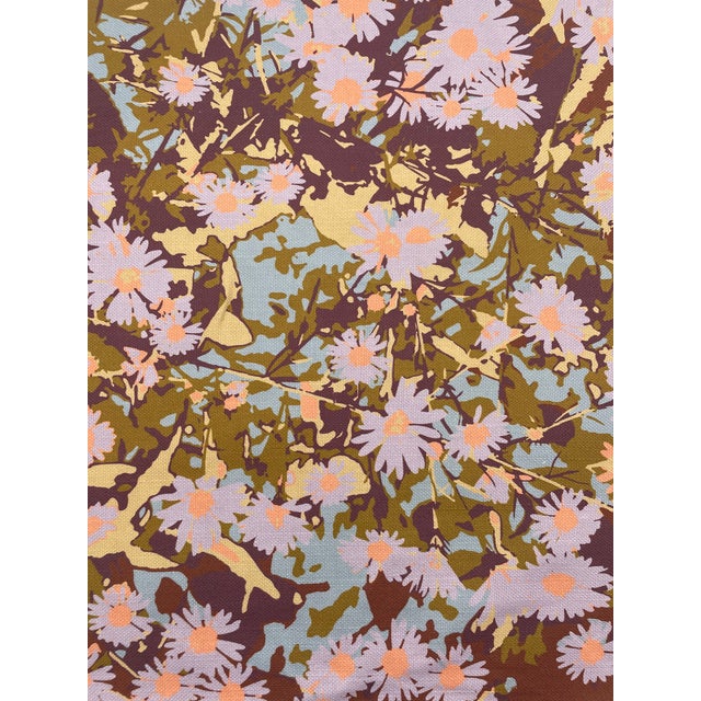 Rustic Kristy Stafford "Emily Rust" Floral Pillows- A Pair For Sale - Image 3 of 3