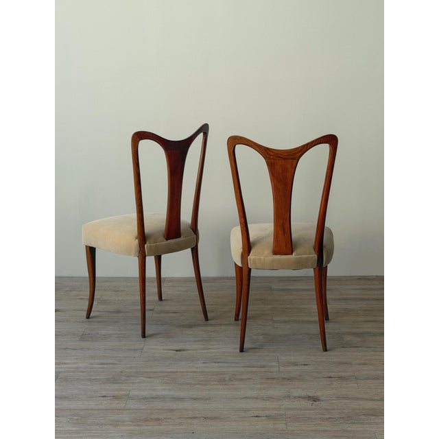 Italian Mid-Century Sculptural Dining Chairs, Circa 1950s - A Set of 6 For Sale - Image 12 of 12