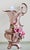 Elegant vintage Italian Capodimonte-style porcelain pitcher or ewer, dating to approximately the 1960s–1970s. This...