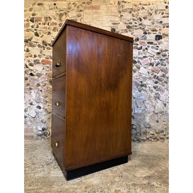 Vintage Industrial Wooden Filing Drawers, 1930s For Sale - Image 15 of 18