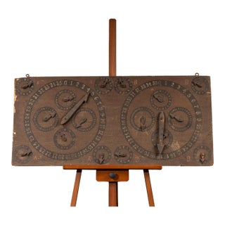 Late 19th Century Bezique Multi-Dial Scoring Board For Sale