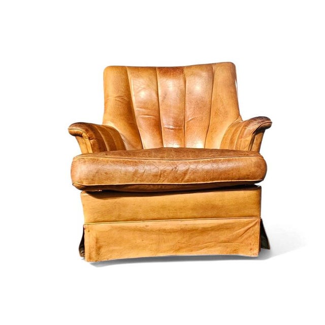 Sheep Leather Club Chair with Magazine Holder, 1970s For Sale - Image 12 of 18