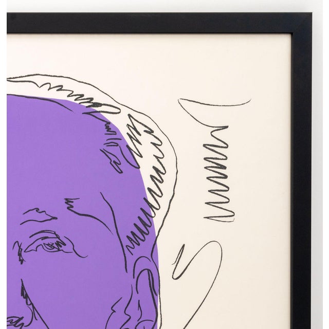 Purple After Andy Warhol "Mao" Screenprint, 1989-90 For Sale - Image 8 of 11
