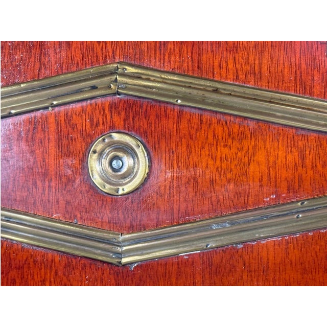Mid 19th Century Russian Neoclassical, Wall Mirror, Mahogany, Bronze, Baltic States, 1860s For Sale - Image 5 of 13