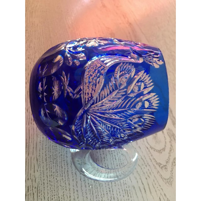 Cobalt Glass Beer Mug by A. Jabłoński, 1980s For Sale - Image 11 of 18