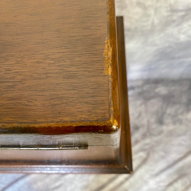 Antique Benson & Hedges Humidor/Side Table For Sale - Image 12 of 17