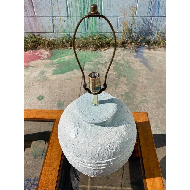 Postmodern Plaster Ginger Jar Lamp by S & M Industries For Sale - Image 9 of 13