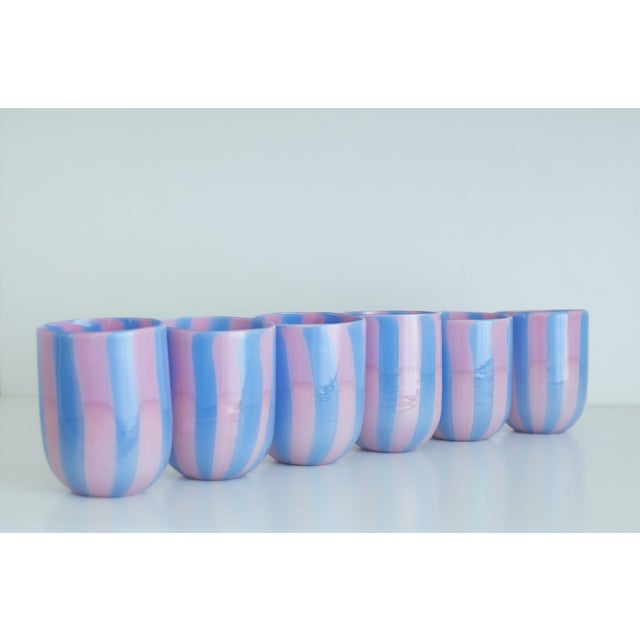 Murano Glasses by Mariana Iskra for Ribes Studio, 2004, Set of 6 For Sale - Image 13 of 13