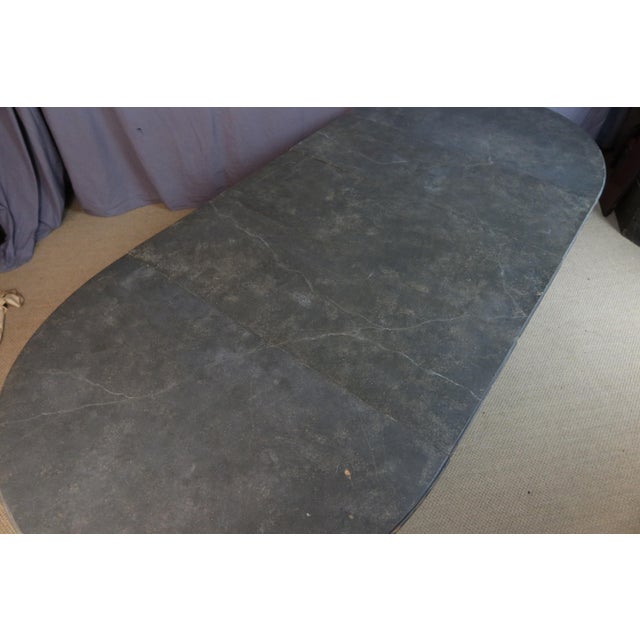 Vintage Dining Table with Three Leaves, 1950s For Sale - Image 3 of 11