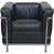 LC2/1 Chair in Black Pelle Leather by Le Corbusier, 2000s For Sale - Image 17 of 17