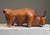 Object Title: Folk Art Bull Sculpture Date: c. 1940 Medium: Carved hardwood Dimensions: 32.5 x 16.3 x 14.6 cm (12.8 x 6.4...