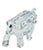 Glass Vintage 1930s Co-Operative Flint Glass Co. Clear Elephant Figural Covered Box For Sale - Image 7 of 9