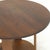 A decoratively shaped Art Deco side table from the 1930s with an elegant base. The table is crafted from solid oak with a...