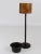 Modernist Walnut Leather Candleholder attributed to Carl Auböck, Austria, 1950s For Sale - Image 11 of 12