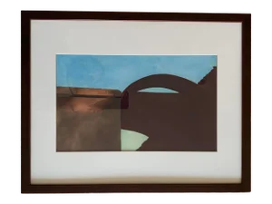 1990s "Arches" Abstract Gelatin Silver Print, Framed
