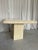 1970s 1970s Italian Made Travertine Side Table For Sale - Image 5 of 9