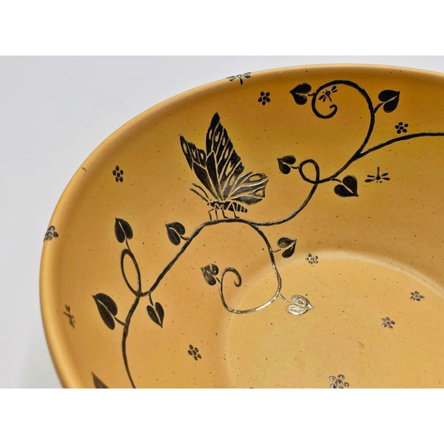 Emilia Castillo Porcelain & Silver Butterfly Bowl, Taxco, 2009 For Sale - Image 11 of 18