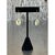 These vintage drop earrings are compact, elegant ovals that hang from classic French wire hooks, each with a neat coiled...