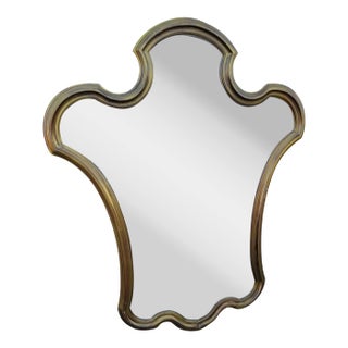 Vintage Mid-Century Giltwood Accent Mirror For Sale